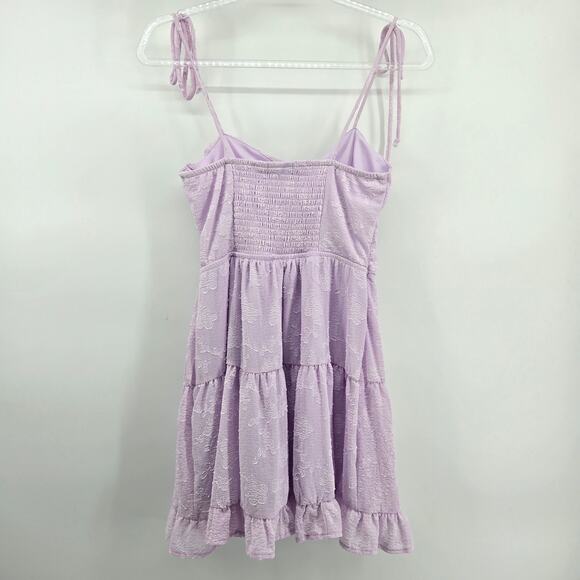 Wild Fable Purple Mini Dress Size XS Coquette Fairy Cottage Romantic Feminine - Picture 5 of 8
